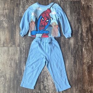 Marvel Blue Spider Pajama Set